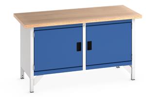 Bott Bench1500Wx750Dx840mmH - 2 Cupboards & MPX Top 1500mm Wide Engineers Storage Benches with Cupboards & Drawers 29/41002022.11 Bott Bench1500Wx750Dx840mmH 2 Cupboards MPX Top.jpg
